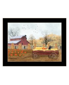 "Autumn Blessings" by Billy Jacobs, Ready to Hang Framed Print, Black Frame